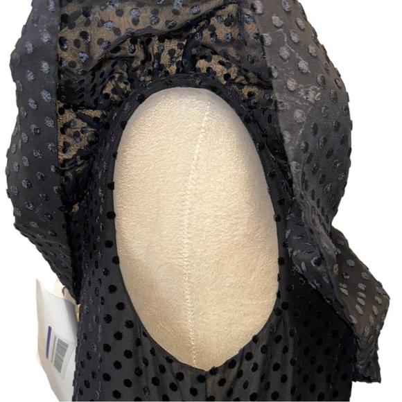 Ganni Black Textured Mini Dress - Picture 8 of 15